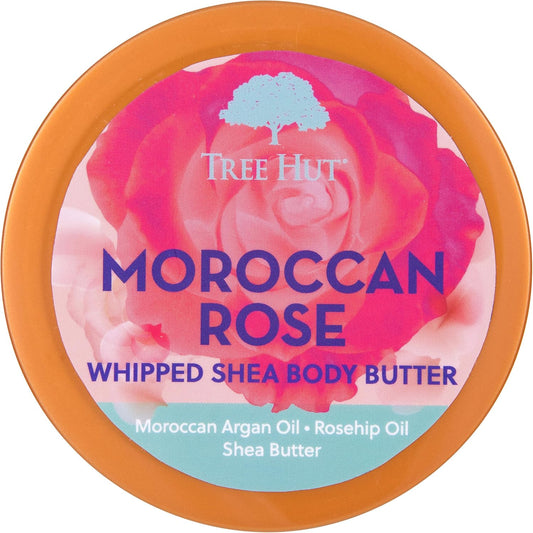 - Manteca Corporal De Rosa De Marruecos - Moroccan Rose - Bote 240 G - Contiene Rosa De Mosqueta Y Manteca De Karité - Mejora La Elasticidad - Nutre En Profundidad Y Suaviza La Piel Seca