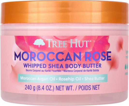 - Manteca Corporal De Rosa De Marruecos - Moroccan Rose - Bote 240 G - Contiene Rosa De Mosqueta Y Manteca De Karité - Mejora La Elasticidad - Nutre En Profundidad Y Suaviza La Piel Seca