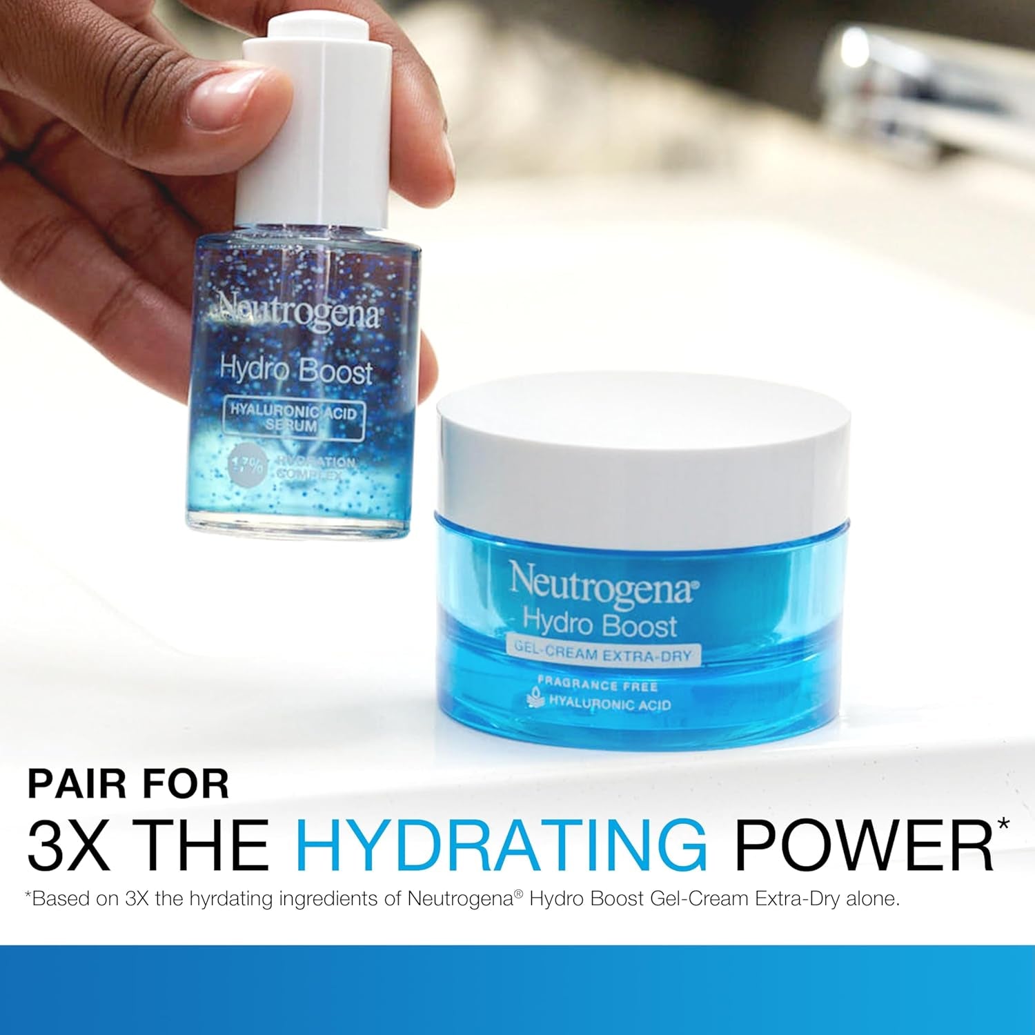 Neutrogena Hydro Boost Hyaluronic Acid Serum with 17% Hydration Complex, Lightweight Daily Hyaluronic Acid Facial Serum for Dry Skin, Oil-Free Fragrance-Free, 1 Fl. Oz